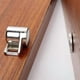 thumbnail image 3 of Magnetic Cabinet Latch Zinc Alloy Door Catch Furniture Door Stopper for Children Safety - Black, 3 of 5