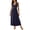 Navy, variant on Mist Azur Womens Sexy Nightgowns Long Floral Lace silky Lingerie supportive Chemises Full slip for Women Elegant Sleepwear