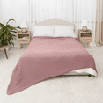 thumbnail image 6 of Comfy Cubs Muslin Blanket, Extra Large 90” x 90”, 6 Layer Cooling Cotton Softness (Mauve, Queen), 6 of 8