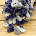 thumbnail image 3 of JubileeYarn Fun Finger Loops Yarn - 100g/Skein Jumbo Polyester - Multicolor Navy Grey - 1 Skein, 3 of 7