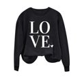 thumbnail image 4 of Erwazi Women Valentine's Day Pullover Sweatshirts Love Heart Print Tops Long Sleeve Crewneck Shirts Fashion Loose Holiday Sweatshirt, 4 of 4