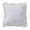 White & Blue, variant on My Texas House 18" x 18" White/Beige Floral Toile Pleated Decorative Pillow