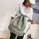thumbnail image 4 of Mochila con cordón para gimnasio resistente al agua con bolsillos de malla para mujeres y hombres, 4 of 9