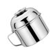 thumbnail image 5 of OFFIGAM Caja De Comida Portátil De Acero Inoxidable Con Doble Para Cocina Y Viajes Color Plata, 5 of 8