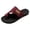 Wine, variant on Women's Mesh Toe Loop Slides, Open Toe Flat Orthotic Sandals, Women's Hollow Mesh Slide Sandals Comfortable Vacation Sandals Summer Slip On Wedge Sandals Flip Flops Beach Sandals, Black 5