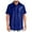 Blue, variant on kamemir Mens Shirts Men's Big and Tall Free Short Sleeve Button Down Shirt(Purple,XXL)