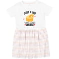 thumbnail image 3 of Inktastic Cheese Lover Kids Girls Toddler Dress, 3 of 5