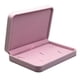 thumbnail image 1 of Caja de presentación de joyería perfecl de madera organizador de almacenamiento Rosado, 1 of 5