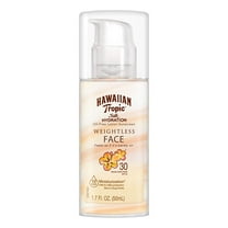 2 Pack Hawaiian Tropic Silk Hydration Wightless Face SPF 30 Sunscreen 1.7 OZ
