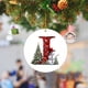thumbnail image 1 of 2024 26 Letter Christmas Snowman Christmas Pendant - Acrylic Car Pendant Saint, 1 of 5
