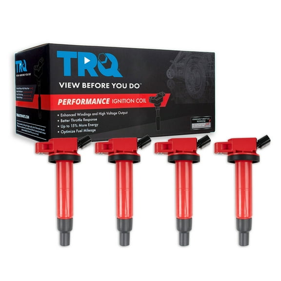 TRQ Ignition Coil Set Fits 10-12 Lexus 09-10 Pontiac 05-15 Scion 01-13 Toyota ICA33917