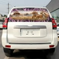 thumbnail image 5 of Rear Window Graphic Decal For SUV jeep PICK-UP TRUCK  Whitetail Buck Blaze Hunting Camouflage PERFORATED VINYL TINT Sticker Window Tint, 5 of 5