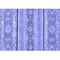 thumbnail image 1 of Ahgly Company Indoor Rectangle Abstract Blue Modern Area Rugs, 3' x 5', 1 of 4