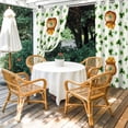 thumbnail image 4 of Outdoor Curtains for Patio Waterproof, St. Patrick's Day Outdoor Privacy Panels Grommet, Spring Gold Coin Botanical Clovers Leaves Blackout Outside Curtains for Porch/Cabana 54"x95", 2 Panels, 4 of 8
