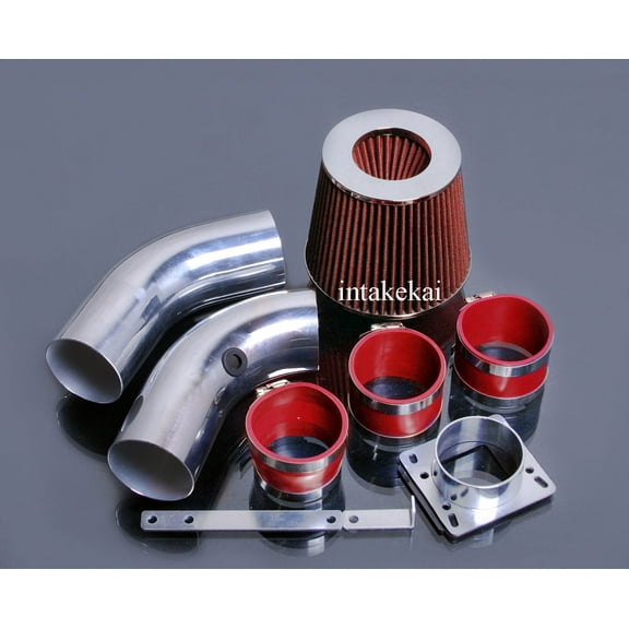 AIR INTAKE KIT SYSTEMS FIT 1998 1999 2000 2001 Ford Ranger 2.5L / 98 99 00 01 Mazda B2500 2.5 l4 Engine (RED)