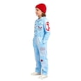 thumbnail image 6 of Descendant4 Maddox Hatter Costume,Rise Red Cosplay Tie Dye Jumpsuit Outfits,Movie Character Role Play Dress Up for Halloween Party,Size 140, 6 of 9