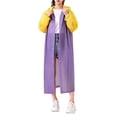 thumbnail image 2 of Adult Long Waterproof Rain Poncho Heavy Duty Hooded Raincoat Full Length for Hiking, Camping, Fishing & Outdoor Activities, 2 of 9