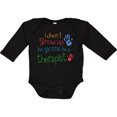 thumbnail image 3 of Inktastic Future Therapist Boys or Girls Long Sleeve Baby Bodysuit, 3 of 5