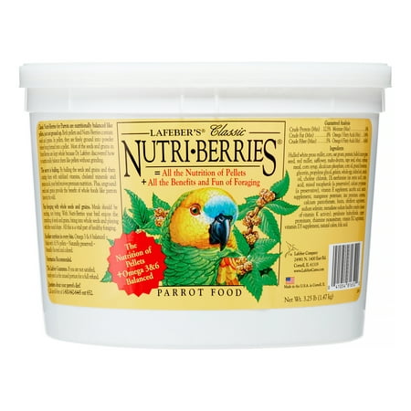Lafeber's Nutri Berries Parrot Food, 3.5 Lb