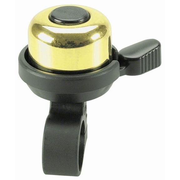 Incredibell Brass Duet Bell Gold 33mm Dome Handlebars 21.7-24mm