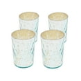 thumbnail image 6 of Set of 4 Glass Tealight Votive Candle Holders in Aqua Light Blue & Silver Mercury Finish Ideal Evening Wedding Parties Home Decor Table Decoration Gift by MystiqueDecors, 6 of 6