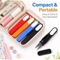 thumbnail image 5 of 4 Pack Small Scissors with Safety Covers, Craft Scissors for Yarn, Sewing and Cross Stitch, TIKA, 5 of 7