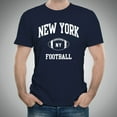 thumbnail image 5 of New York Classic Football Arch Basic Cotton T-Shirt - Large - Navy, 5 of 6
