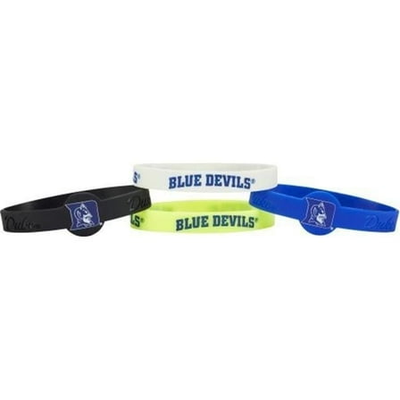 Duke Blue Devils Bracelets - 4 Pack Silicone