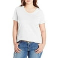 thumbnail image 2 of JMS by Hanes Women's Plus Size Short Sleeve V-Neck Tee, 2 of 5