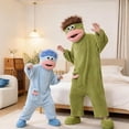 thumbnail image 3 of Snuggle Onesie Pajamas Included Shoes, Cuddle Good Onesie Plush Hooded Home Loungewear, 3 of 5