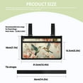 thumbnail image 7 of Jiueut Hummingbird Wheelchair Side Bags for the Armrest for Seniors Flower Wheelchair Bags to Hang on Side 2 Pockets Outdoors and Park Carry Bags for Side of Wheelchair, 7 of 7