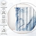 thumbnail image 6 of Blue Marble Shower Curtain Waterproof Shower Curtain for Bathroom Decor Printed Washable Shower Curtain with Hooks 84x72 Inch, 6 of 6