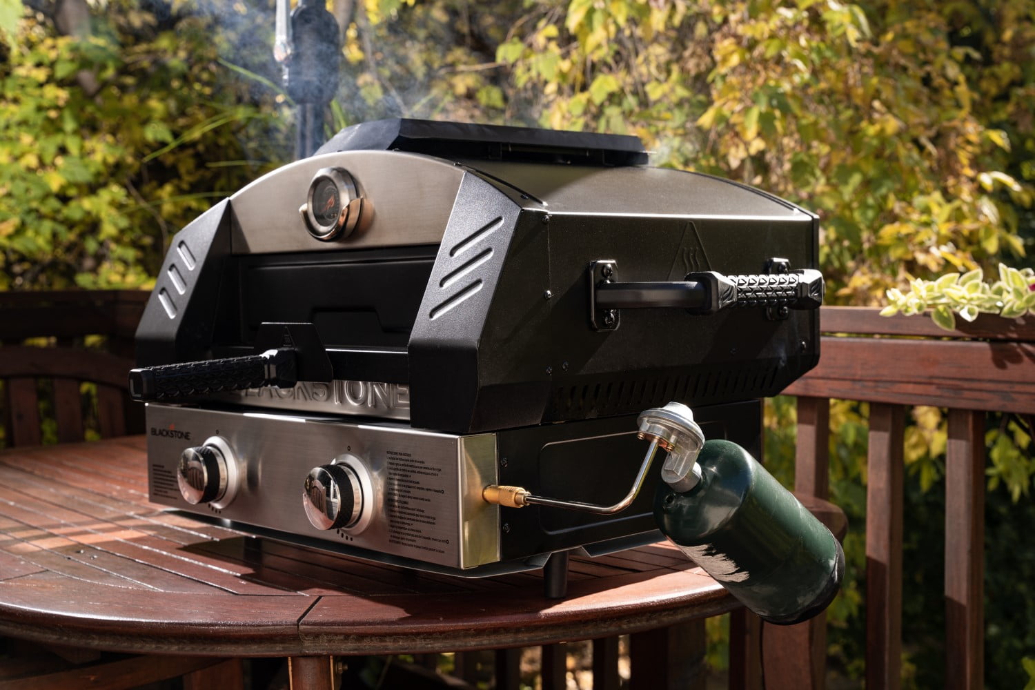 Blackstone 15" Cordierite Stone Portable Outdoor Pizza Oven with Pizza Peel and Cutter