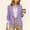 Purple, variant on XPMWRP Womens Shawl Lapel Single Button Ruched Sleeve Blazer Long Sleeve Casual Office Relaxed Fit Sport Coat With Flap Pockets Khaki XL