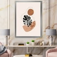thumbnail image 3 of Designart 'Abstract Tropical Monstera Shapes and Leaves' Modern Framed Art Print, 3 of 4