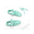 thumbnail image 4 of INSPIRE CHIC Women's 2 Pairs Flat Ribbon Sneaker Canvas Shoelaces Turquoise 100 cm/39.5", 4 of 4