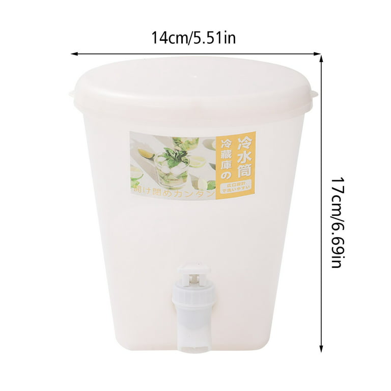 C&H Solutions 3L (Approximately 0.8 gallons.) Glass Jar With Lid Wide Mouth  Plastic Pour Spout Lids Bulk-Dry Food Storage