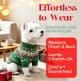 thumbnail image 6 of Dog Christmas Sweater Festive Cozy Warm Knit Turtleneck Puppy Pullover for Small Medium Dogs Winter Dog Clothes Pet Clothes Cold Weather, 6 of 9