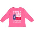thumbnail image 3 of Inktastic Established December 29, 1845 Texas Flag Boys or Girls Long Sleeve Toddler T-Shirt, 3 of 5