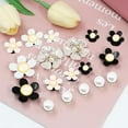 thumbnail image 4 of 17 PCS Charms for Bogg Bag, Pearls and Colorful Flowers for Bogg Bag Accessories, Compatible with Women Rubber Beach Bag Tote Handbag Decoration, 4 of 6