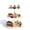 White, variant on YAOYAO LAND 3 Tier Cupcake Stand,Round Cupcake Tower Stand, Rustic Dessert Table Display Set,Can Hold 50 Cupcakes, for Home Tea Party, Wedding, Farmhouse, Kitchen Decor (White, 1 pcs)
