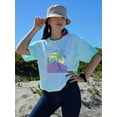 thumbnail image 2 of 1990 Sunshine State Art Tie Dye Cyclone Women -Image by Shutterstock, Female Small, 2 of 4