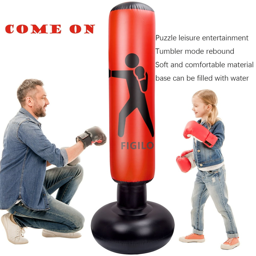 Inflatable Punching Bag for Kids, 63Inch Punching Bag Freestanding
