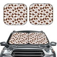 thumbnail image 2 of Daiia Football 2PCS Car Windshield Sun Shade, Foldable Sun Shield for Car Front Window, Auto Sun Blocker Visor Protector Universal for Truck SUV Pickup-Small, 2 of 7