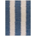 thumbnail image 2 of SAFAVIEH Courtyard Alexa Striped Indoor/Outdoor Area Rug, Beige/Navy, 8' x 11', 2 of 11