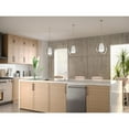 thumbnail image 2 of Carillon Collection One-Light Brushed Nickel Large Contemporary Pendant, 2 of 13