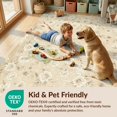 thumbnail image 4 of Design&I 9'x12' Washable Area Rug Giant Skid-Resistant Neutral Weathered Faded Ivory Tones Decorative Beige Cream for Great Room, Large Living, 4 of 7
