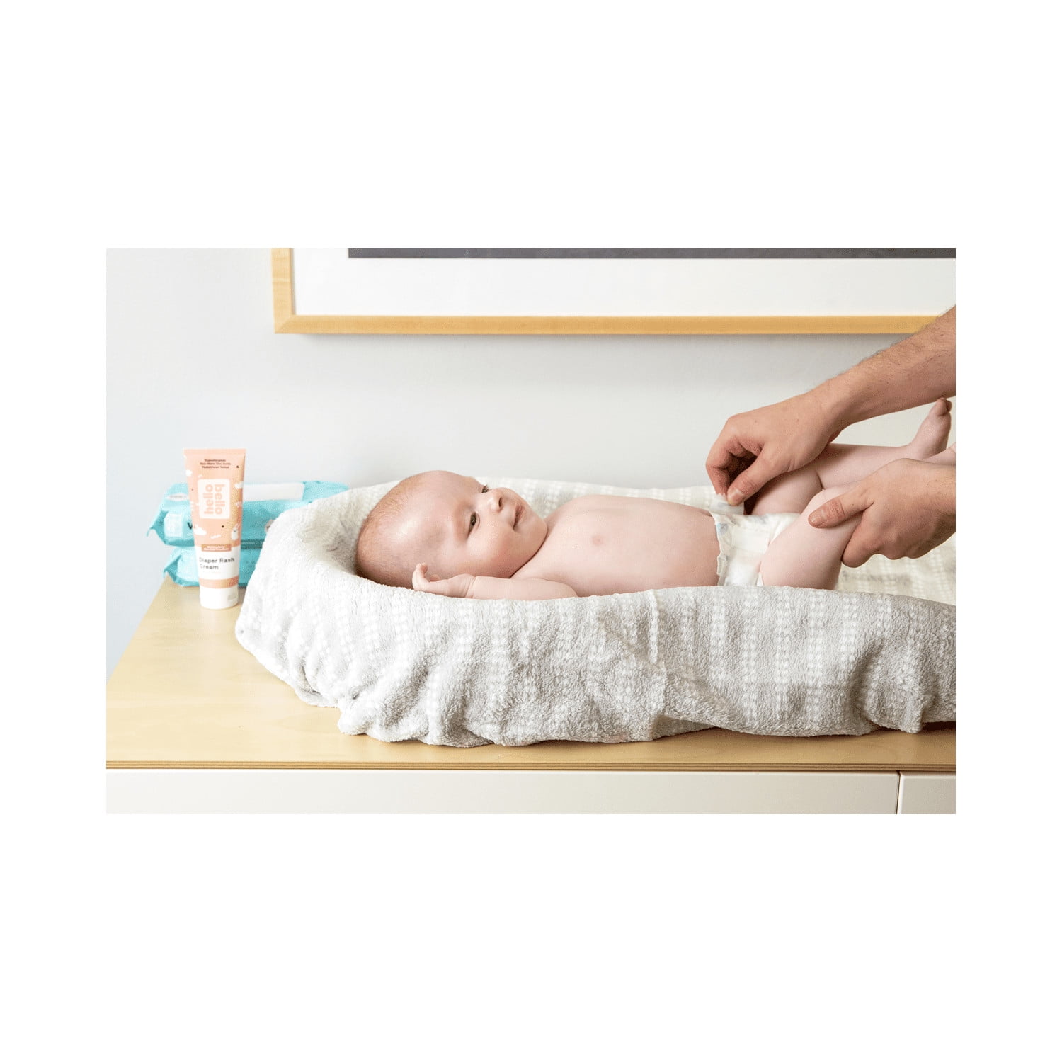 Hello Bello Diaper Rash Cream, Hypoallergenic & Soothing with Zinc Oxide for Infants, 4 oz
