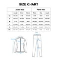 thumbnail image 7 of Little Donkey Andy Women Lightweight Running Jacket 2 Pieces Set, Full Zip Track Sports Suits for Cycling, UV Protection (White XXL), 7 of 7
