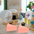 thumbnail image 3 of 50pcs Triangle Cake Boxes Creative Candy Box Practical Sugar Gift Container Lovely Presents Cases for Home Party (Pink), 3 of 9